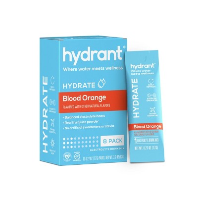 Hydrant Hydration Drink Mix - Blood Orange - 8ct