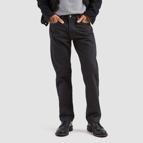 Levi's® Men's 505™ Straight Regular Fit Jeans - Black 38x30 : Target