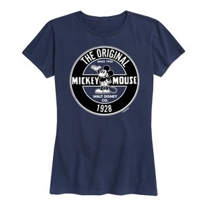 Women's - Disney - Mickey Mouse Original Badge Short Sleeve Graphic T-Shirt - 1 of 4