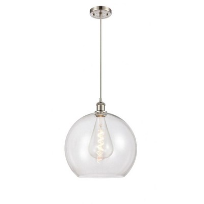 Athens - 1 Light Pendant In Industrial Style-18.38 Inches Tall and 13.75 Inches Wide