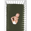 Sweet Jojo Designs Boy Girl Gender Neutral Unisex Baby Fitted Crib Sheet Woodland Camo Collection Green - 4 of 4