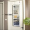 Wall Door Mounted Jewelry Armoire Cabinet With Lights, Lockable Jewelry Organizer Box, Hanging Jewelry Organizer - 4 of 4