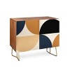 Color Poems Bold Minimalism XII Walnut Credenza - Deny Designs - 2 of 3