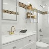 Cobbe Bathroom Faucet Brushed Gold with Pop-up Drain & Supply Hoses 2-Handle 360 Degree High Arc Swivel Spout Centerset 4 Inch Vanity Sink Faucet - 3 of 4