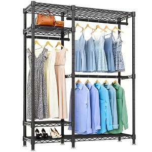 LIVAREEmlen Heavy Duty Garment Rack, Rolling Clothes Rack, Freestanding Closet Organizer - 1 of 4