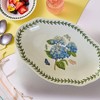 Spode Botanic Garden 8.5" Pickle Dish (Set of 2) - Sweet Pea & Hydrangea Motif, Porcelain Floral Serveware - Dishwasher & Microwave Safe - 3 of 4
