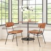 Zuo Charon Dining Chair (Set of 2) Vintage Brown - 2 of 4