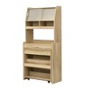YOOCOZZ Buffet with Hutch, Foldable Dining Table, Multifunctional Cupboard, Storage Shelf + Side Hooks - 4 of 4