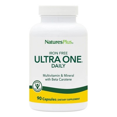 Ultra One Daily Caps - Iron Free by Nature's Plus  -  90 Capsule