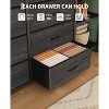 TackView 16-Drawer Dresser with Clothes Rack  Tall Fabric Storage Organizer for Bedroom, Closet, Living Room Entryway - 4 of 4