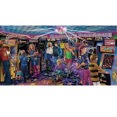 Toynk Gamers Paradise '80s Retro Arcade 2000 Piece Jigsaw Puzzle