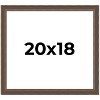 PosterPalooza | Elegant Brown Picture Frame - UV Acrylic, Backing Board, Hanging Hardware Included - 2 of 4