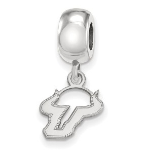 Black Bow Jewelry Sterling Silver South Florida Bulls NCAA Bead Charm - 1 of 4