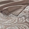 72"W x 72"L Jacquard Paisley Patterned Shower Curtain - 4 of 4