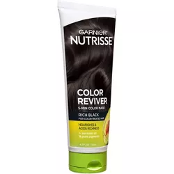 Garnier Nutrisse Color Reviver 5 Minute Nourishing Color Hair Mask - Rich Black - 4.2 fl oz