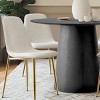 5 PCS Dining Table Set for 4 Modern Wood Round Table With 4 Upholstered Chairs for Dining Room,Farmhouse,Kitchen-Tanpinhause - 4 of 4