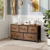 Fabric Dresser for Bedroom, Wide 5-Drawer Chest of Drawers with Storage Organizer Unit - 4 of 4