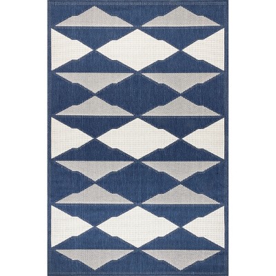 Nuloom Mickey Geometric Indoor and Outdoor Patio Area Rug