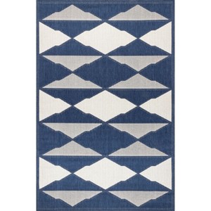 Nuloom Mickey Geometric Indoor and Outdoor Patio Area Rug - 1 of 4