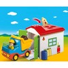 Playmobil 1.2.3 Construction Truck with Garage 70184 Playset 9pcs - 2 of 3
