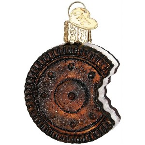 Old World Christmas Glass Blown Ornament for Christmas Tree, Sandwich Cookie - 1 of 4