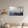 Art Remedy Silvered Layers Blue Abstract Art Unframed - 2 of 4