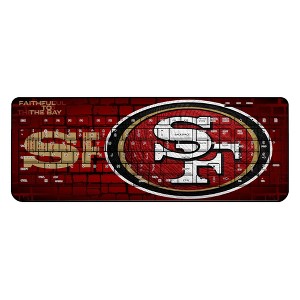 NFL NFC Teams Brick Wall Wireless USB Keyboard - 1 of 4