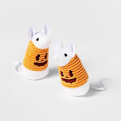 Pumpkin Mice Cat Toy - 2pk - Hyde & EEK! Boutique™