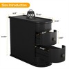 COWLOWN End Table with 2 Drawers, Fully Assembled Wood Nightstand for Small Spaces, No Assembly Required - 2 of 4