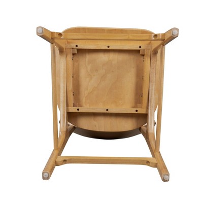 Solvang Natural Wood Counter Height Barstool