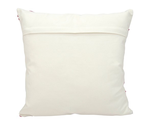 Red Beaded L Coral Indoor/Outdoor Throw Pillow (18"x18") - Nourison