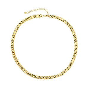 Slate by Rebl Cuban Link Chain Necklace  Stainless Steel - 1 of 1