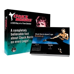Trends International 2026 Chuck Norris Dayata Time 6.12"x5.37" Box Calendar - 1 of 4