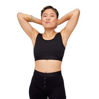 Tomboyx Sports Bra, Low Impact Support, Wirefree Athletic Strappy Back Top, Womens  Plus-size Inclusive Bras, (xs-6x) Smoke 6x Large : Target