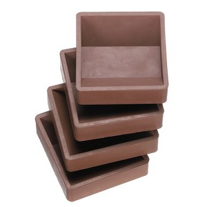 Unique Bargains Non-Slip Rubber Durable Furniture Cups Fit Sofa Bed Chairs 4 Pcs - 1 of 4