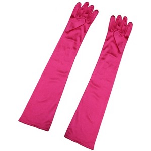 INSPIRE CHIC Women's Full Finger Opera Length Solid Gloves - 1 of 4