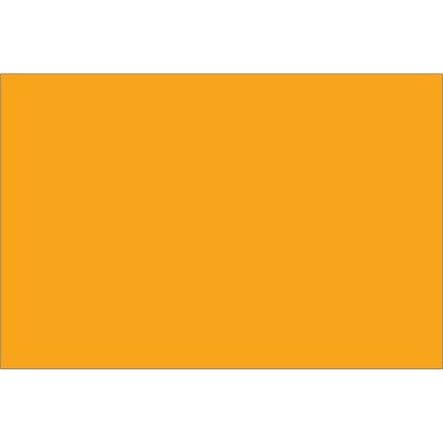Tape Logic Inventory Rectangle Labels 4" x 6" Fluorescent Orange 500/Roll DL635H