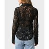Women's Lace Button Up Top - OLIVACEOUS - 3 of 4