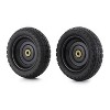 Gorilla Carts 10 Inch No Flat Replacement Wheel, Pneumatic Flat Free ...