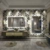 Apmir Super Bright 192 LEDs/m Back LED Lighted Anti-Fog Tempered Glass Bathroom/Vanity Mirror with ETL & 3-Year Warranty - 3 of 4