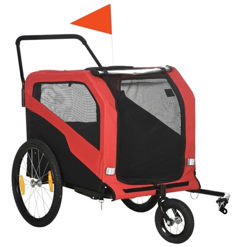 Aosom pet stroller and best sale bike trailer