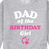 Men's - Barbie - Dad Of The Birthday Girl Graphic Fleece Sweatshirt - 2 of 4