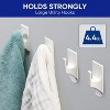 LunaLulinlk Removable Wall Hooks with Adhesive Strips, Waterproof and Oilproof Damage-Free Hooks, Holds up to 2 KG for Hanging 12 PCS/Pack - 2 of 4