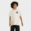 The Nightmare Before Christmas Boys' Halloween Short Sleeve Graphic T-Shirt - Ivory - 3 of 4