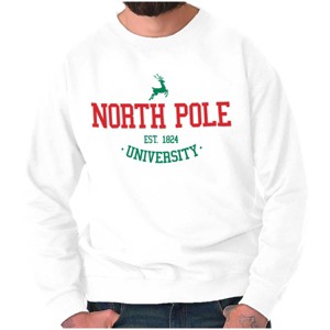 Christmas North Pole University Sweatshirt for Men or Women Brisco Brands - 1 of 4