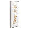 Stupell Industries Dream Big Little One Giraffe, 13" x 30" - 3 of 4