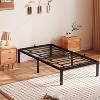 Full/Queen/King Metal Bed Frame – 6"/8"/10"/12"/14"/16" Platform, Heavy Duty Steel Slat Support, No Box Spring Needed, Easy Assembly, Black - 2 of 4