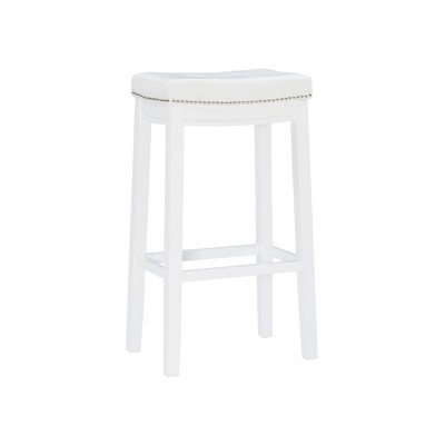 Mona Cushion Saddle Seat 24.84 Counter Height Barstool Hardwood/toasted  Walnut - Winsome : Target