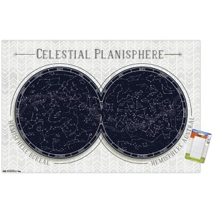 Trends International Celestial Planisphere Unframed Wall Poster Prints - 1 of 4