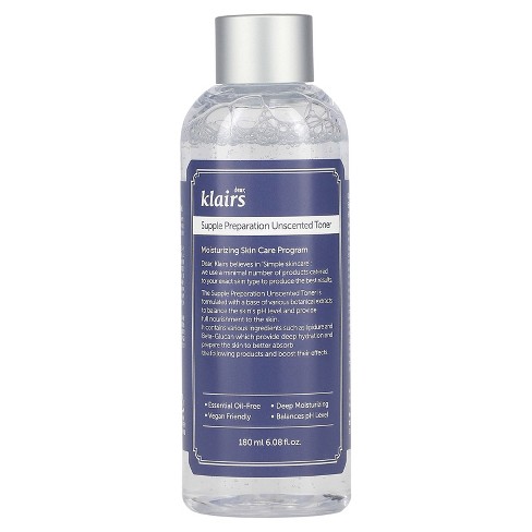 Dear, Klairs Skincare, Supple Preparation Toner, 6.08 Fl (180 Ml) : Target